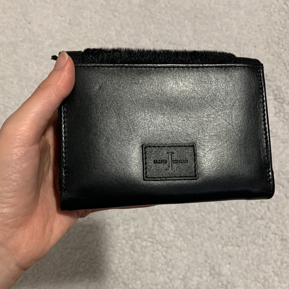 Jasper Conran Genuine Leather with Fur Wallet - Picture 4 of 17